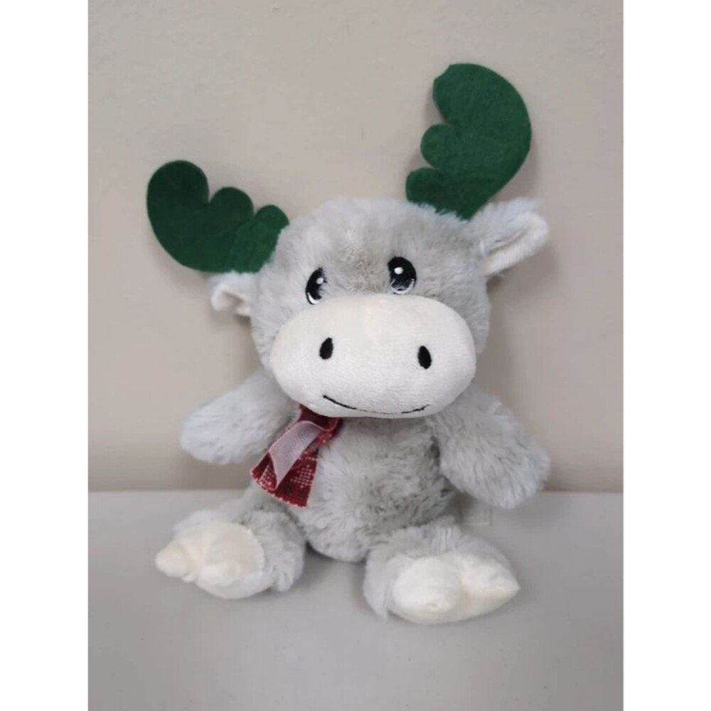 Christmas Holiday Moose Stuffed Animal Plush Toy